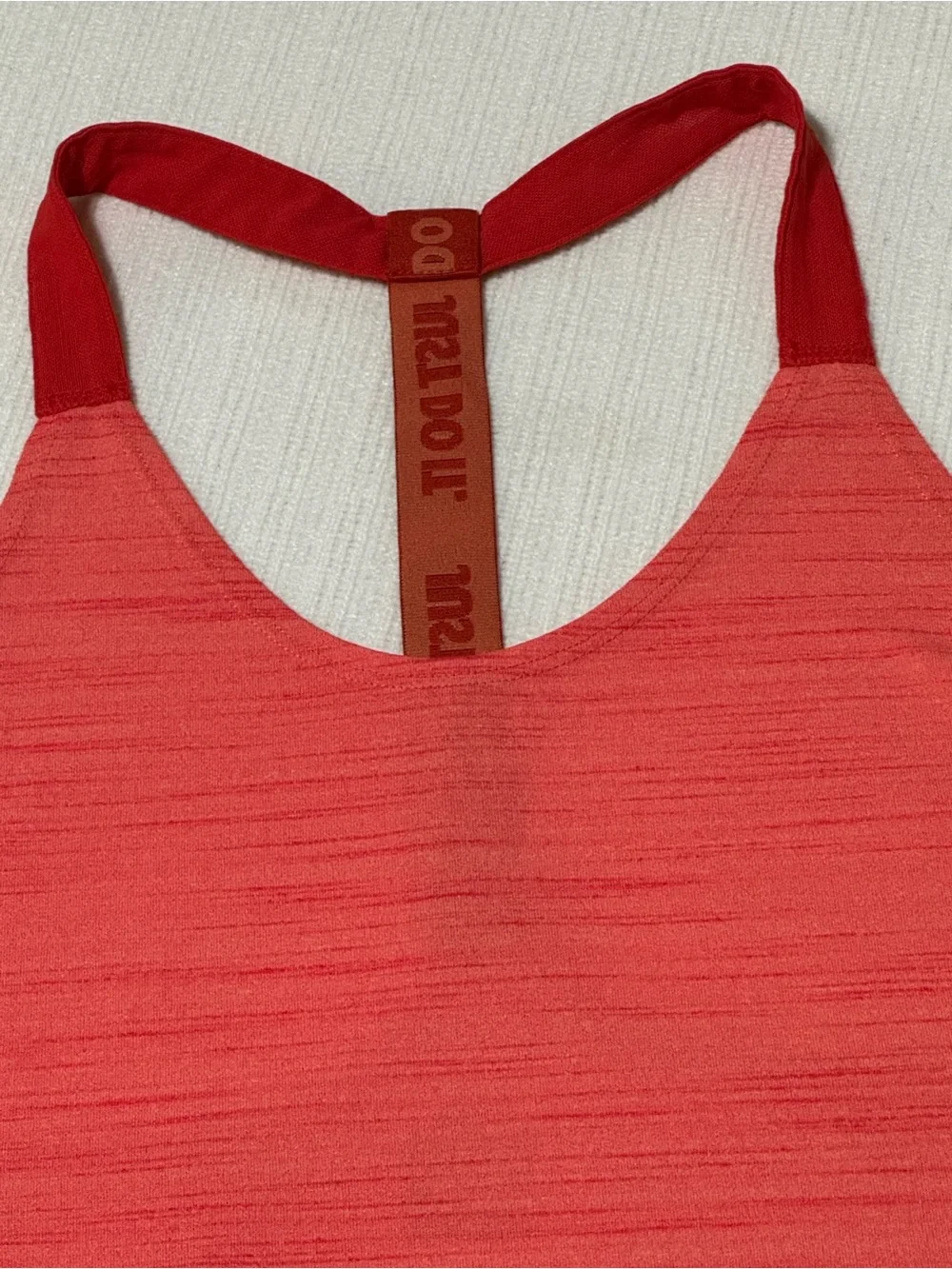 Nike Dri-Fit Tank / Orange / Medium